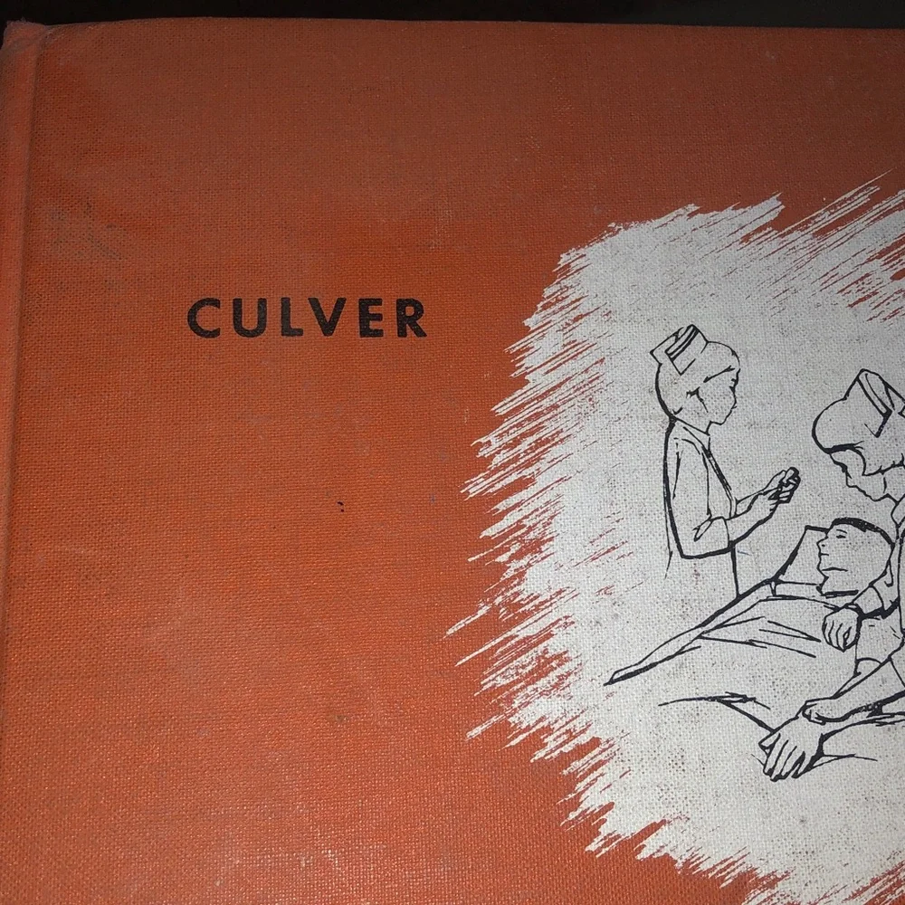 Modern Bedside Nursing Book - Dark Red Cover 1969